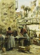 Les lavandières (Peter Mork Monsted) - Muzeo.com