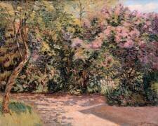 Les lilas (le jardin de l'artiste à saint-Val près de Malesherbes) (Armand Guillaumin) - Muzeo.com