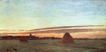 Les meules de foin à Chailly (Claude Monet) - Muzeo.com