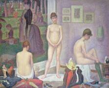 Les Poseuses (Georges Seurat) - Muzeo.com