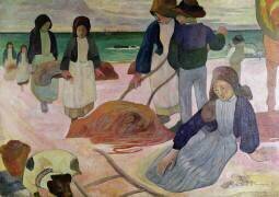 Les Moissonneurs d'Algue ou Ramasseurs de Varech Bretons (Paul Gauguin) - Muzeo.com
