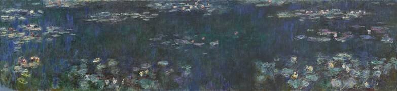 Les Nymphéas : Reflets verts (Claude Monet) - Muzeo.com