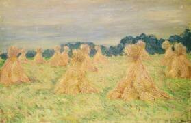 Les petites meules de foin (Claude Monet) - Muzeo.com