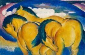 Les petits chevaux jaunes (Franz Marc) - Muzeo.com