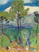 Les Pins (Pierre Bonnard) - Muzeo.com