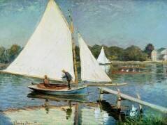 Les plaisanciers à Argenteuil (Claude Monet) - Muzeo.com