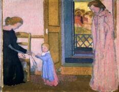 Les premiers pas de Noelle (Maurice Denis) - Muzeo.com