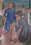 Les Premiers Pas sur la Terrasse à Fiesole (Maurice Denis) - Muzeo.com