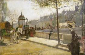 Les Quais de Paris (Gotthardt Kuehl) - Muzeo.com