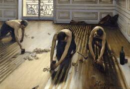 Les raboteurs de parquet (Gustave Caillebotte) - Muzeo.com