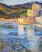 Les remparts de Collioure (Henri Martin) - Muzeo.com
