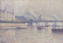 Les rives de la Seine à Paris (Maximilien Luce) - Muzeo.com