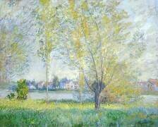 Les saules à Vetheuil (Claude Monet) - Muzeo.com