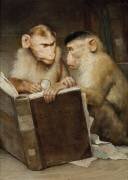Les savants (Gabriel von Max) - Muzeo.com