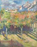 Les tilleuls de Poissy (Claude Monet) - Muzeo.com