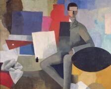 L'homme assis ou L'architecte (Roger de La Fresnaye) - Muzeo.com