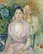 L'hortensia ou les deux soeurs (Berthe Morisot) - Muzeo.com