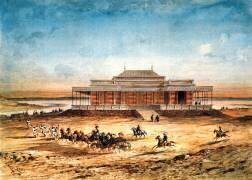 L'impératrice Eugénie se rendant à l'inauguration du canal de Suez en 1869 (Edouard Riou) - Muzeo.com