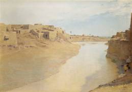 L'Oued M'sila après la pluie (Etienne Dinet) - Muzeo.com