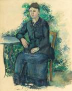 Madame Cézanne au jardin (Paul Cézanne) - Muzeo.com