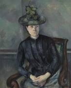 Madame Cezanne avec un chapeau vert (Paul Cézanne) - Muzeo.com