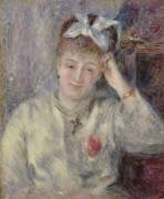 Madame Murer s'appuyant sur le piano (Auguste Renoir) - Muzeo.com