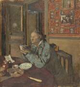 Madame Vuillard tenant un bol (Edouard Vuillard) - Muzeo.com