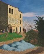 Maison au Soleil, Cailloux Bleus (Félix Vallotton) - Muzeo.com