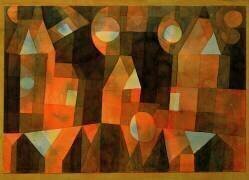 Maisons près du pont (Paul Klee) - Muzeo.com