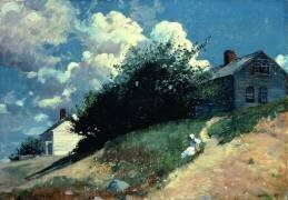 Maisons sur une colline (Winslow Homer) - Muzeo.com