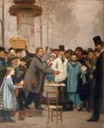 Marchand de nouveautés à Paris (Ilya Répine) - Muzeo.com