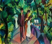 Marcheurs sur le Pont (August Macke) - Muzeo.com
