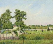 Match de cricket à Bedford Park (Camille Pissarro) - Muzeo.com