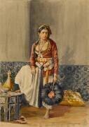 Mauresque d'Alger en costume d'intérieur (Emile Marquette) - Muzeo.com