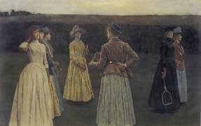 Memories (Lawn Tennis) (Fernand Khnopff) - Muzeo.com