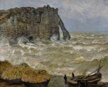 Mer agitée à Etretat (Claude Monet) - Muzeo.com