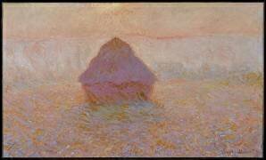 Meule de paille au coucher du soleil (Claude Monet) - Muzeo.com