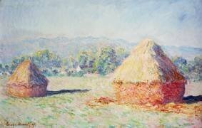 Meules de foin au soleil (Claude Monet) - Muzeo.com