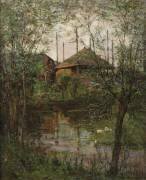 Meules de foin et saules (Piet Mondrian) - Muzeo.com