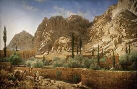 Monastère Sainte-Catherine du Sinaï (Adolf von Meckel) - Muzeo.com