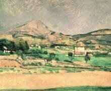 Montagne Sainte-Victoire (Paul Cézanne) - Muzeo.com