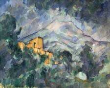 Montagne Sainte-Victoire et le château noir (Paul Cézanne) - Muzeo.com