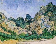 Montagnes à Saint-Rémy (Vincent van Gogh) - Muzeo.com