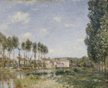 Moret, bords du Loing (Seine et Marne) (Alfred Sisley) - Muzeo.com