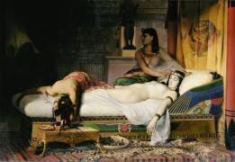 Mort de Cléopâtre (Jean-André Rixens) - Muzeo.com