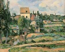 Moulin de la Couleuvre à Pontoise (Paul Cézanne) - Muzeo.com