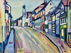 Murnau - Rue du marché inférieur (Wassily Kandinsky) - Muzeo.com