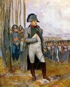 Napoléon Ier et son état-major regardant défiler les grenadiers de la Garde impériale (Edouard Detaille) - Muzeo.com