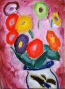 Nature Morte : Pot de Fleur sur un Coin de Table (Alexej von Jawlensky) - Muzeo.com