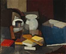 Nature morte aux livres et cartons (Roger de La Fresnaye) - Muzeo.com